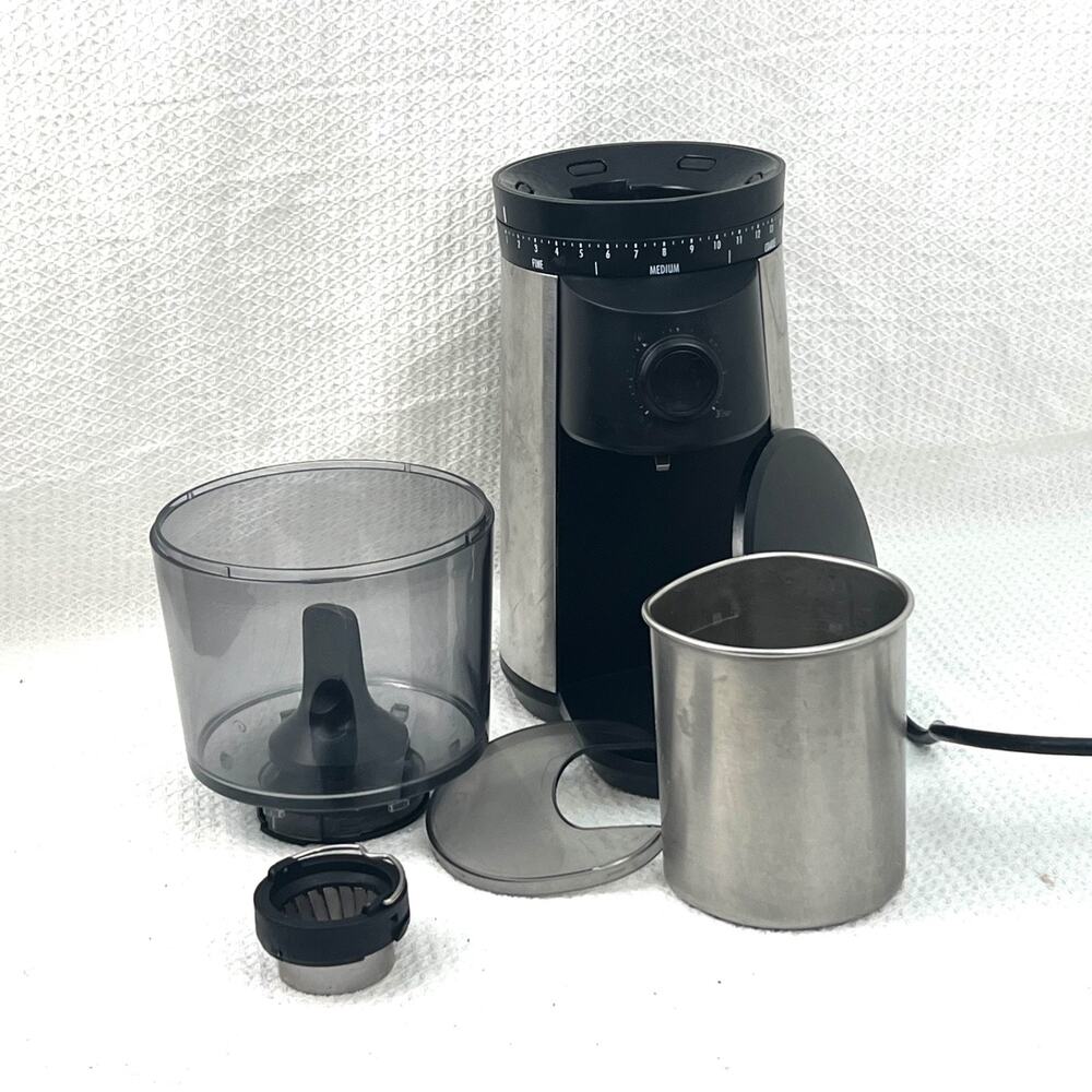 OXO Brew Conical Burr Coffee Grinder Stainless Steel Model 8717000 Tested Works - Picture 2 of 10